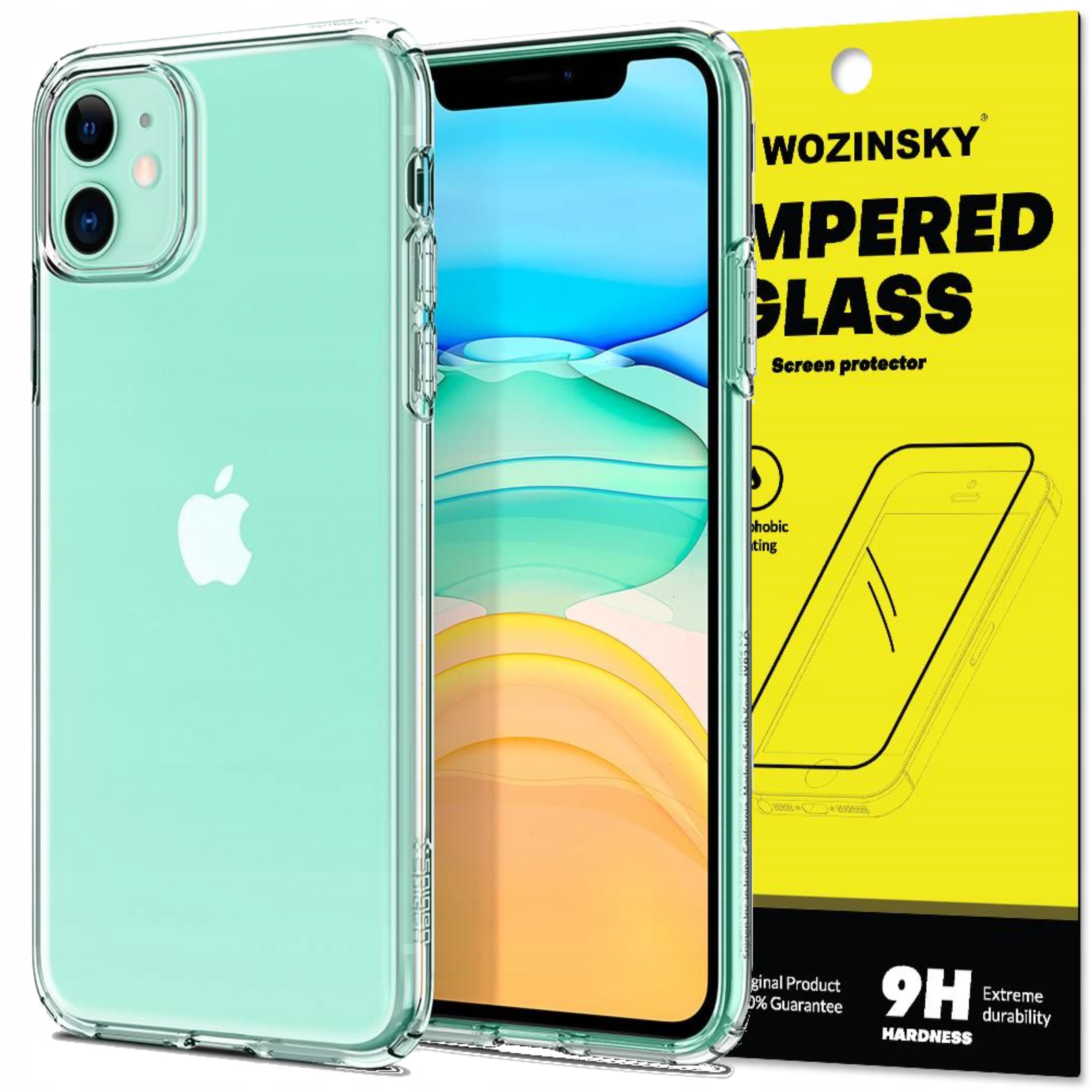 

Etui Spigen Liquid Crystal Do Iphone 11 + Szkło