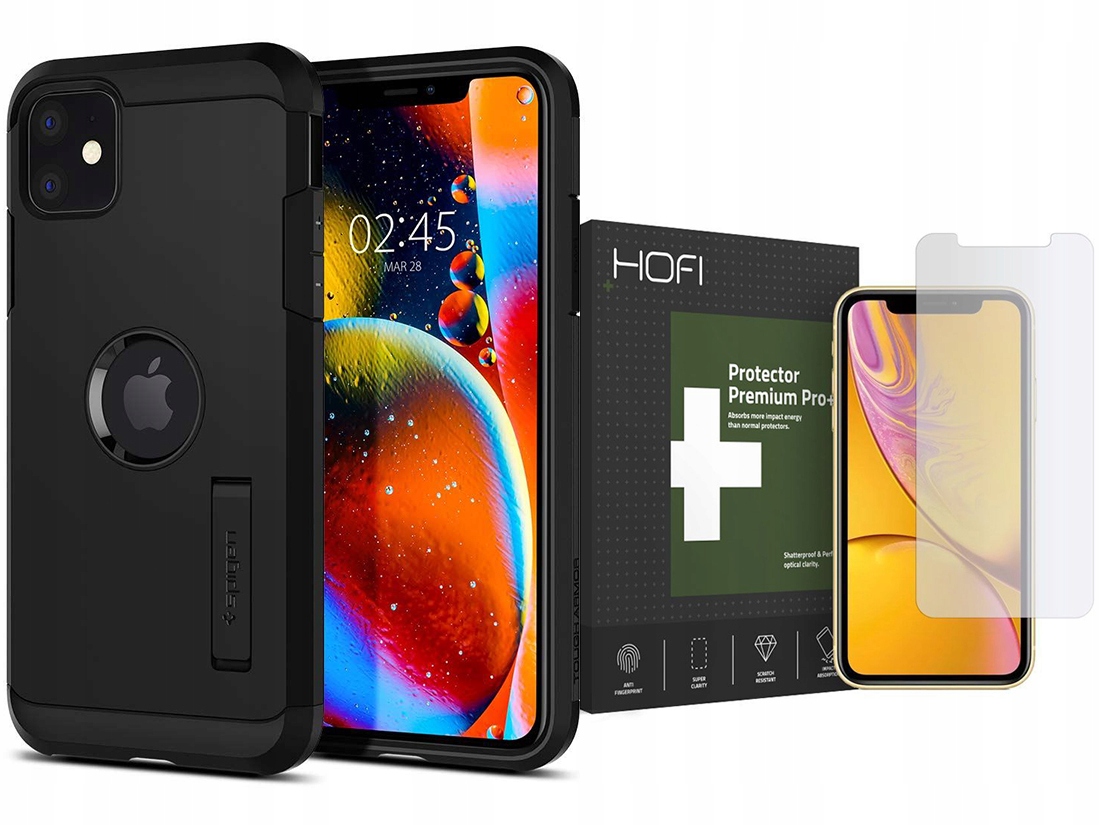 

Spigen Tough Armor -etui Case Do Iphone 11 + Szkło