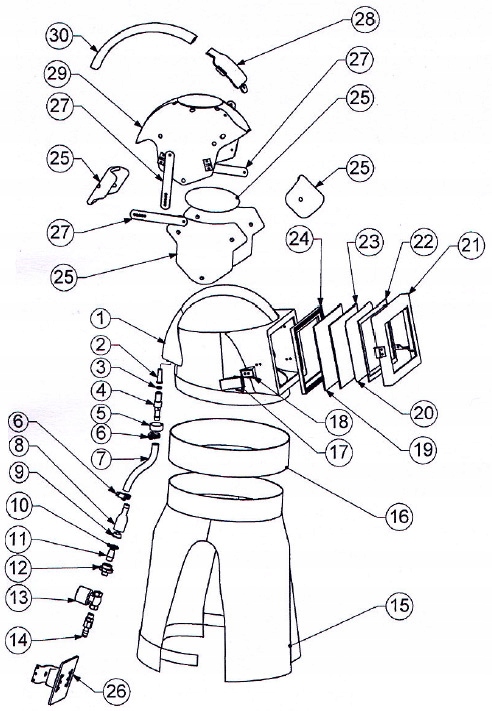 Пескоструйный аппарат ReS-3 G (дробеструйный шлем)
