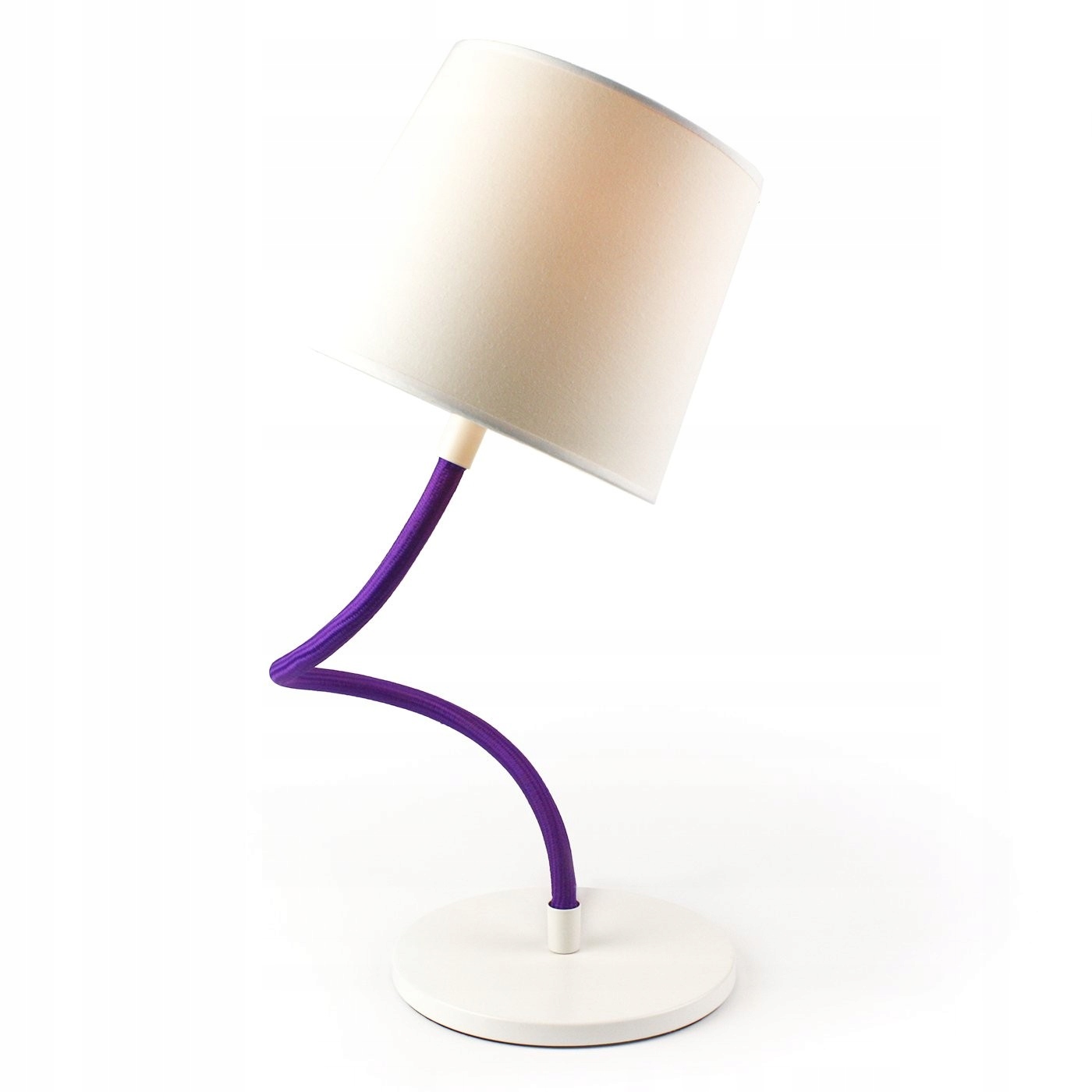

Lampa Lampka Nocna Stołowa Ramie Flex Fiolet Led