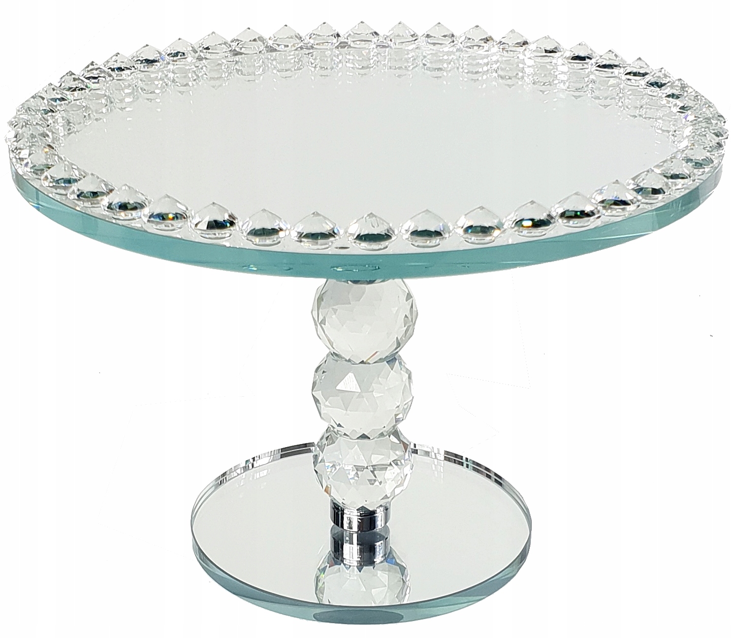 PATERA SZKLANA NA CIASTA OWOCE ⌀ 25 cm GLAMOUR