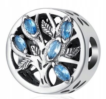 

Charms Drzewko Życia Srebro próby 925 Na Prezent