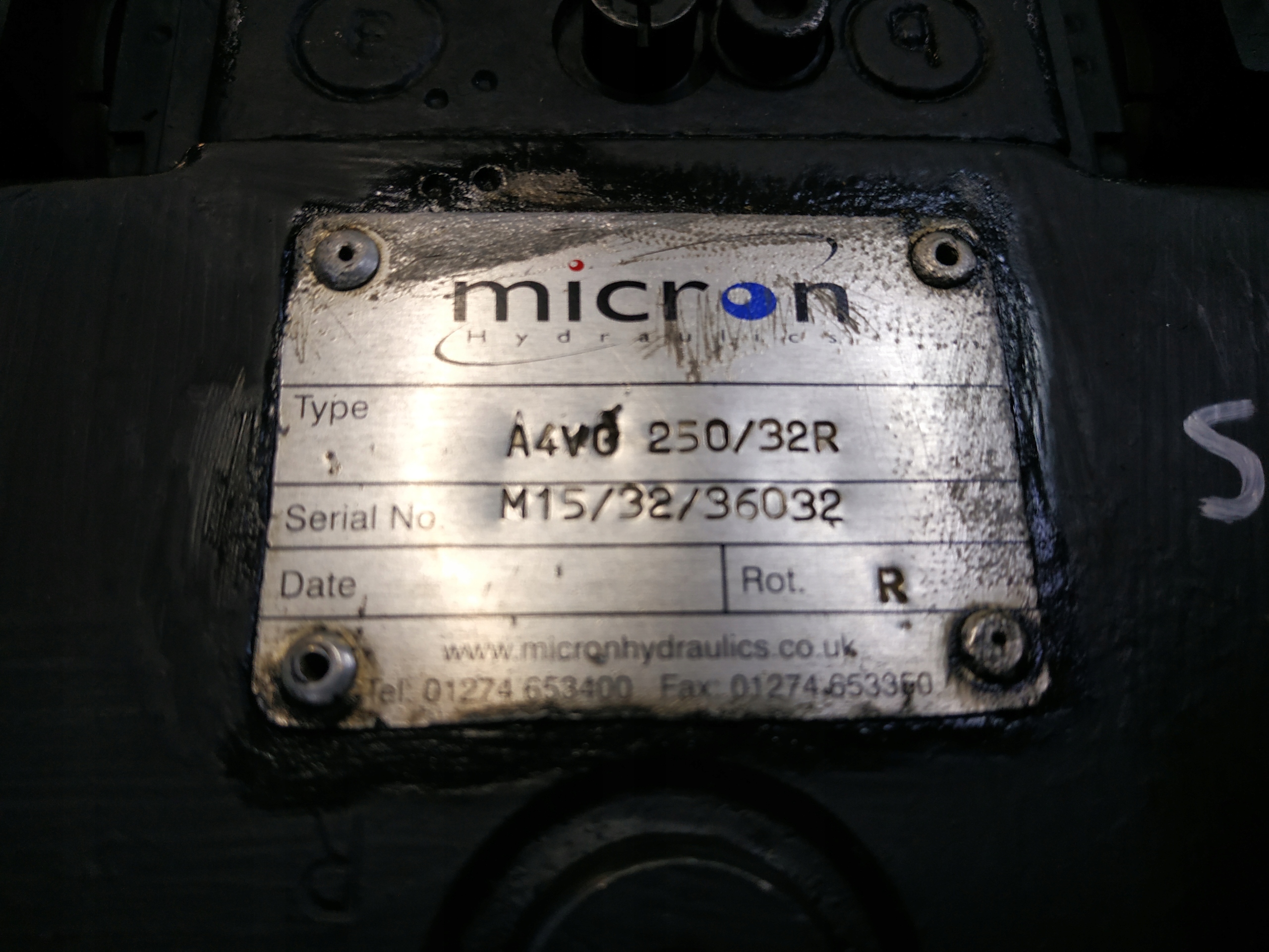 POMPA HYDRAULICZNA MICRON A4VO250/32R UŻYWANA Producent części Micron