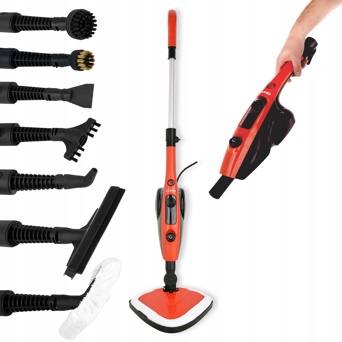 

Mop Parowy 2w1 Myjka Parowa 1500W Z Regulacją