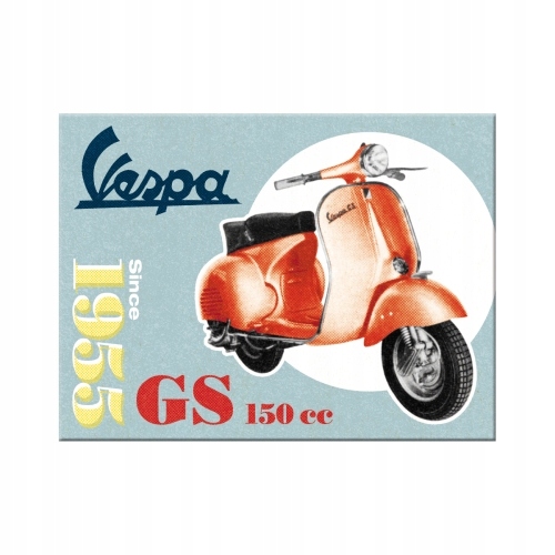 

Magnes Vespa Italia skuter na lodówkę metalowy