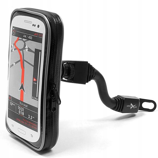 

Uchwyt Motocyklowy Po Lusterko z Etui na telefon