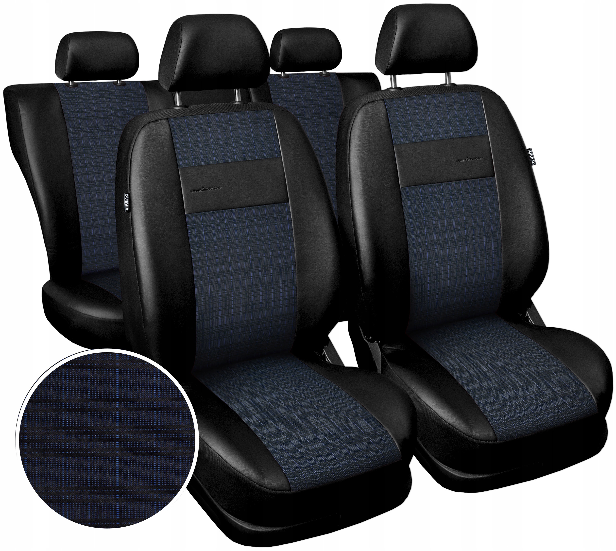 OPEL ASTRA H III (2003-2014r.) pokrowce EXCLUSIVE Materiał skóra sztuczna materiał tapicerski