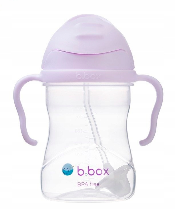 

B.box Nowy bidon kubek z obciążoną słomką berry