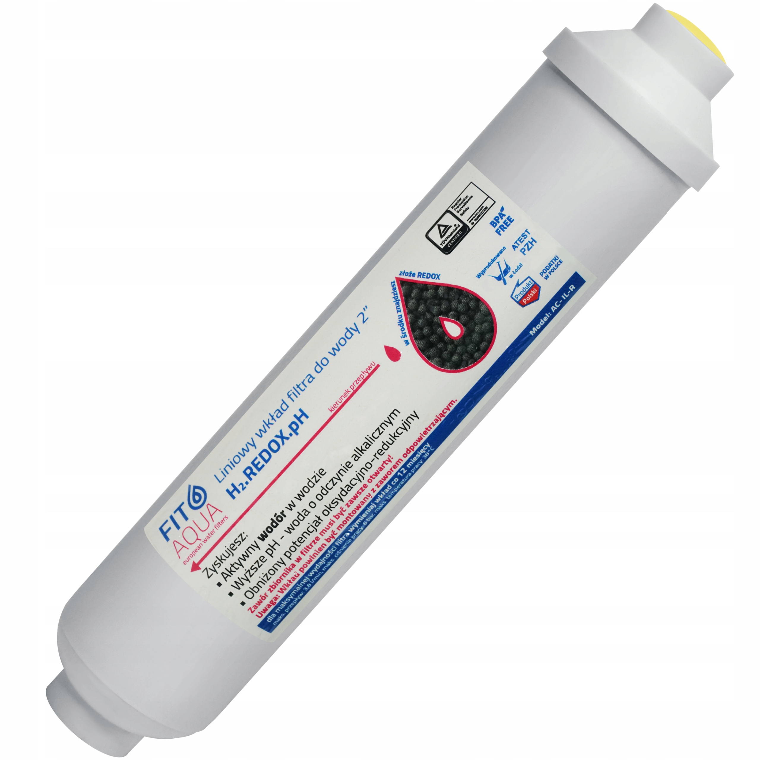 

Jonizator Wkład Aktywny Wodór Fitaqua Redox Ph 2''