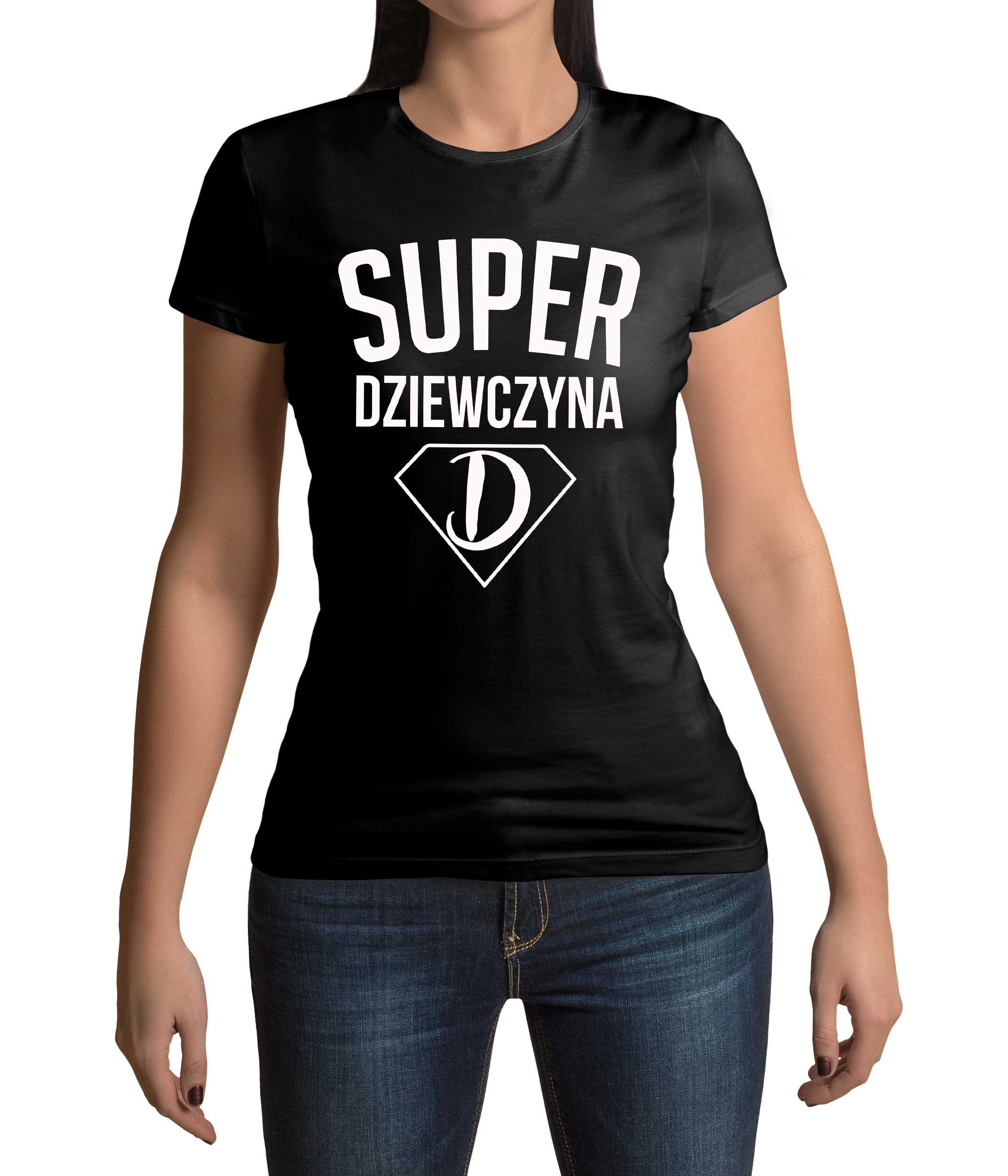 

Koszulka Prezent Super Dziewczyna Modny t-shirt
