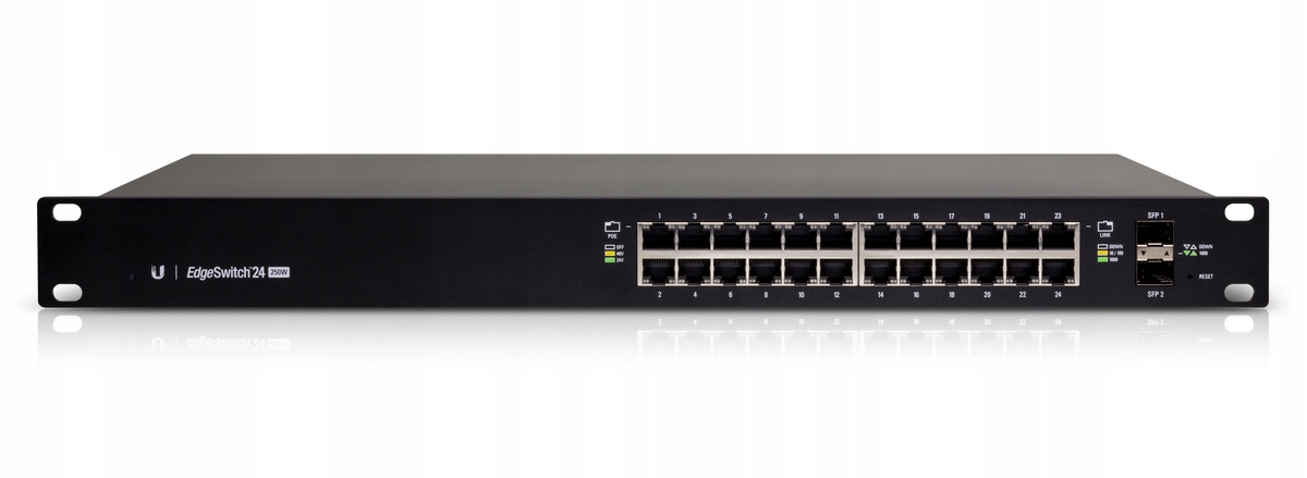Ubiquiti Edge Switch 24 PoE 24x GbE, 2x Sfp, 24x PoE 24V/PoE+ (PoE budget