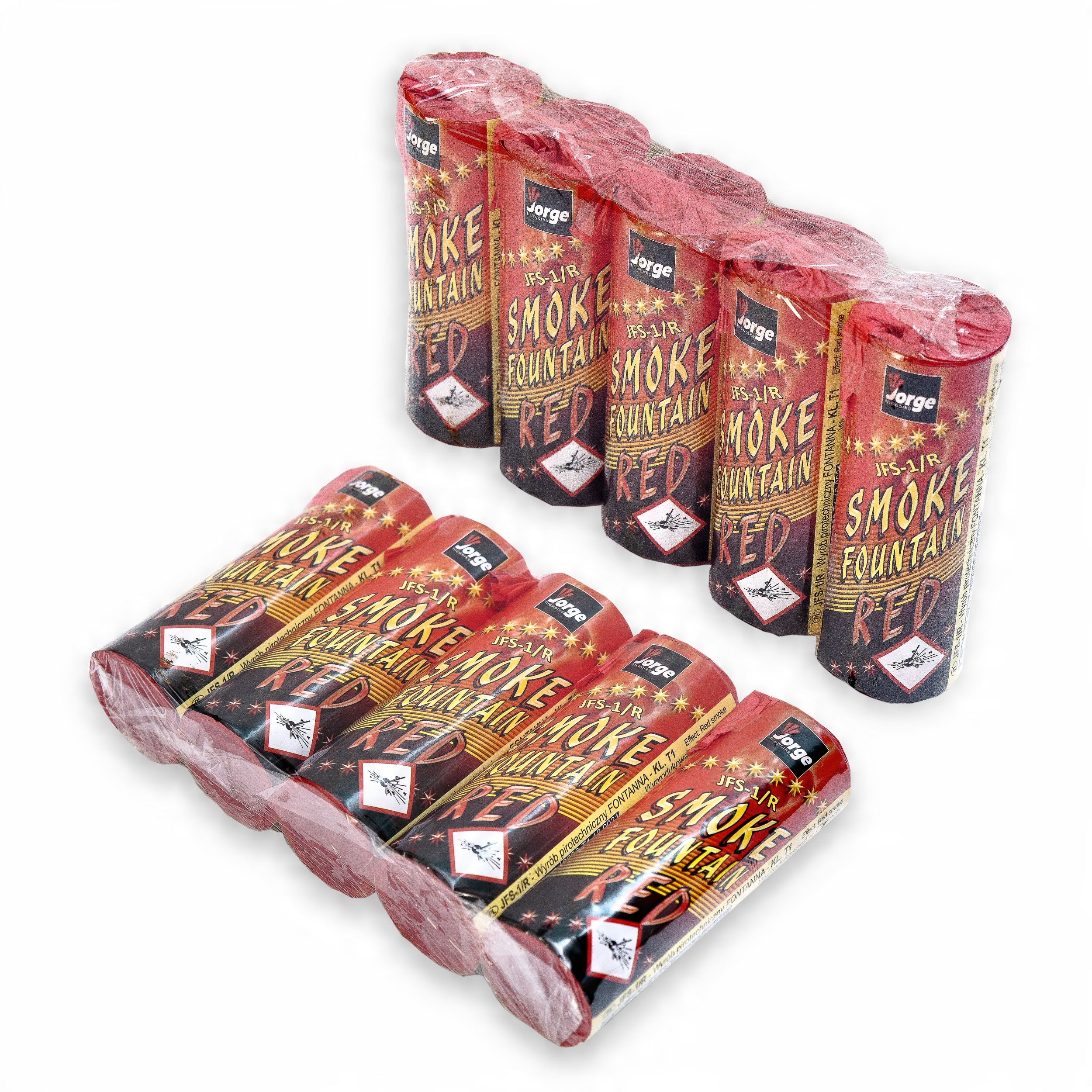 

Smoke Fountains red czerwony dym