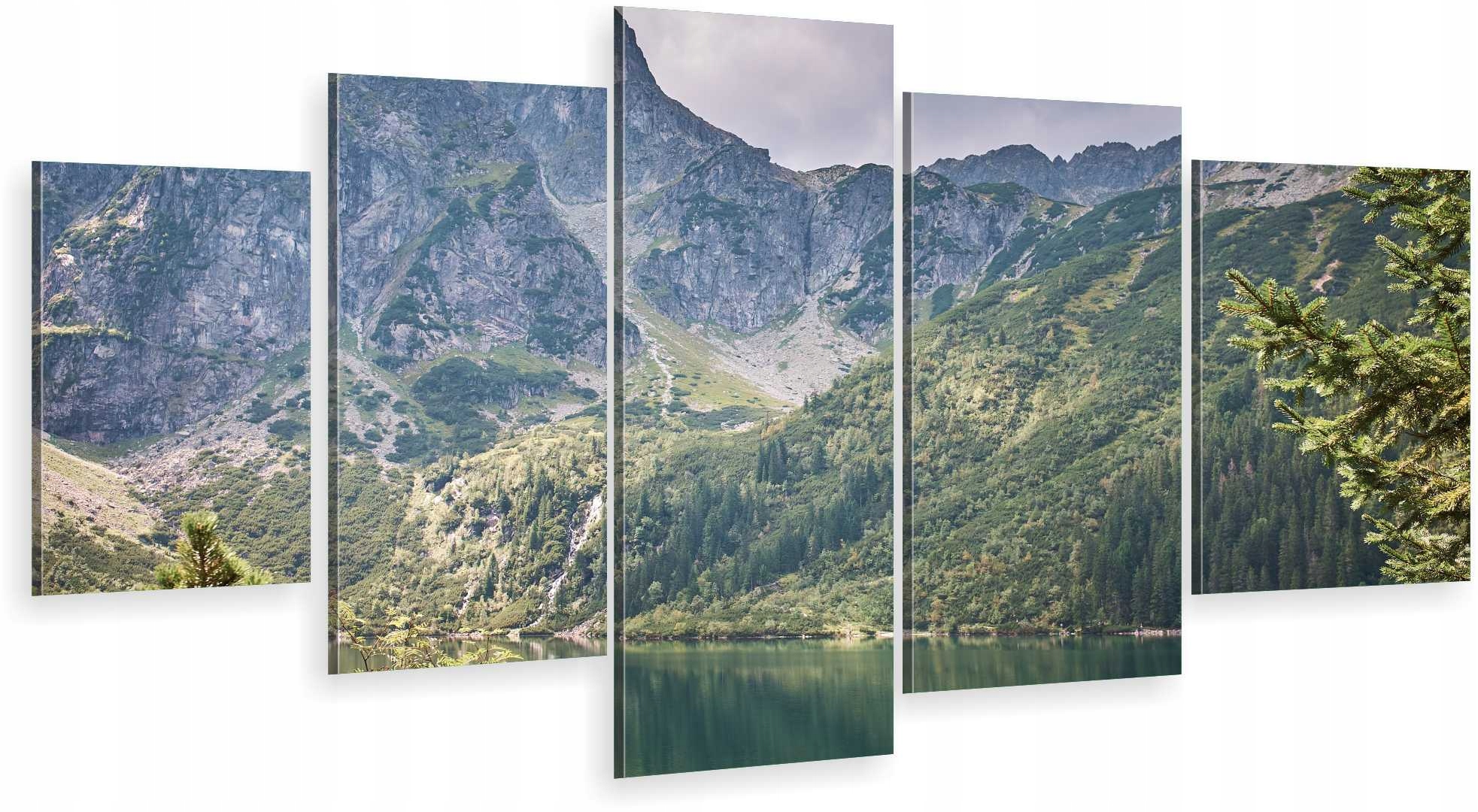 

Tryptyk 5CZĘŚCI Na Ścianę Do Salonu Tatry Panorama