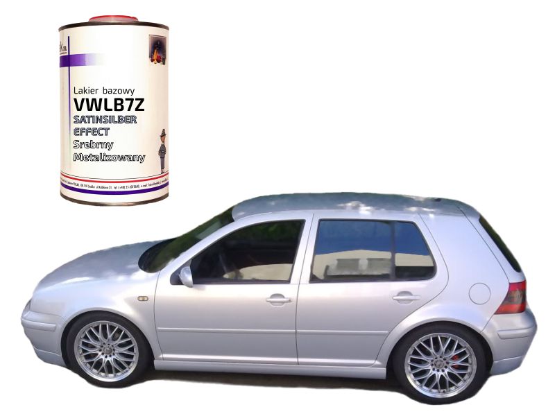 Lakier Bazowy PL600 Srebrny METALIK VW LB7Z B7Z 1L • Opinie - Allegro