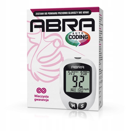 

Glukometr Abra + Paski + Wieczysta gwarancja