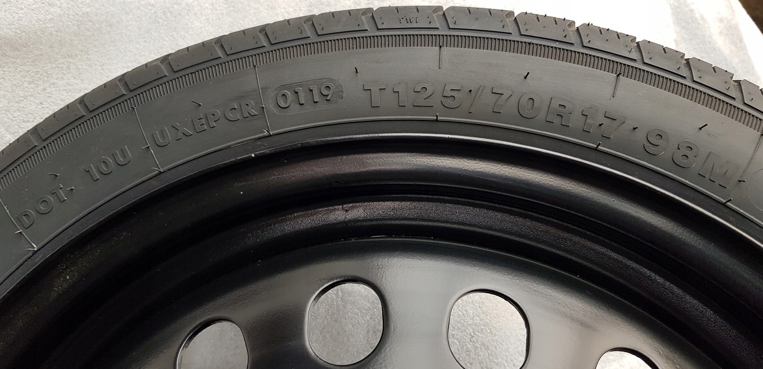 NOWE KOLO DOJAZDOWE R17 INSIGNIA II 2017 obecnie Rim diameter 17