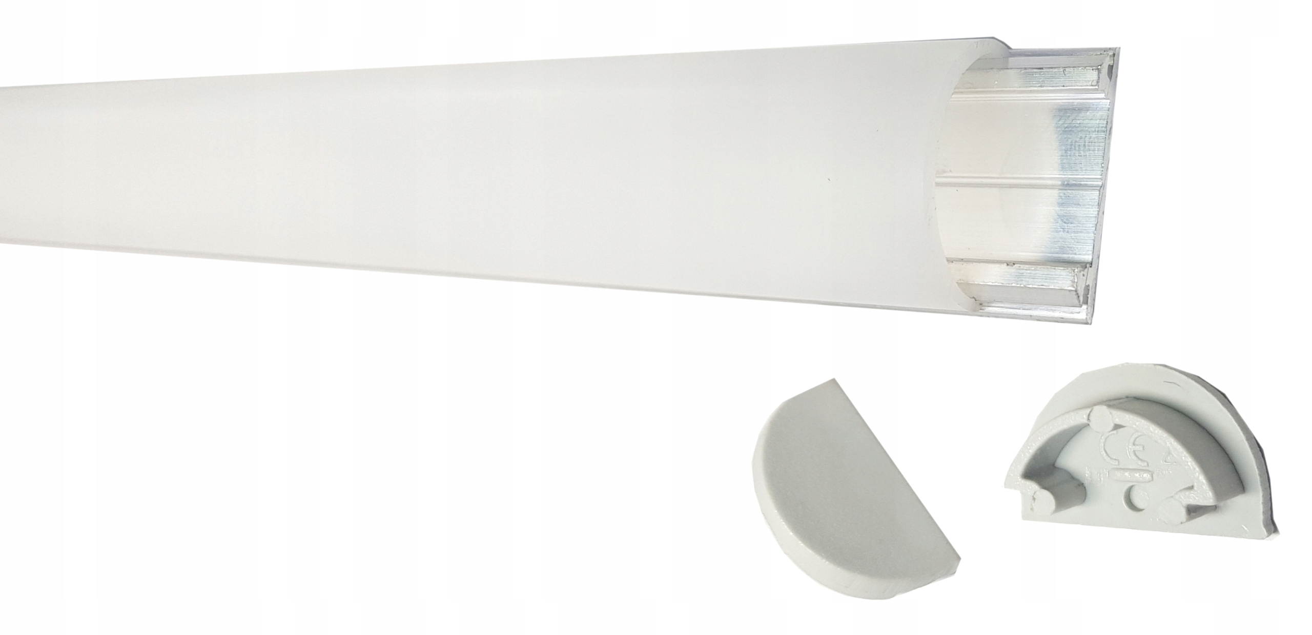 Zaślepka do PROFIL ALU GIĘTYCH do taśm LED 2szt Typ zaślepka