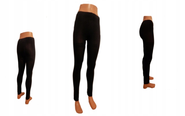 LEGGINSY długie czarne modelujące