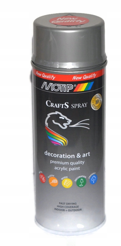

Crafts Ral 9006 Srebrny Akryl Farba Spray 400ML