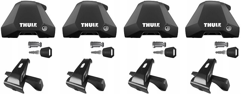 BAGAŻNIK THULE WINGBAR EDGE/FORD S-MAX MPV 2015- Model Edge Clamp / WingBar Edge / kit Evo