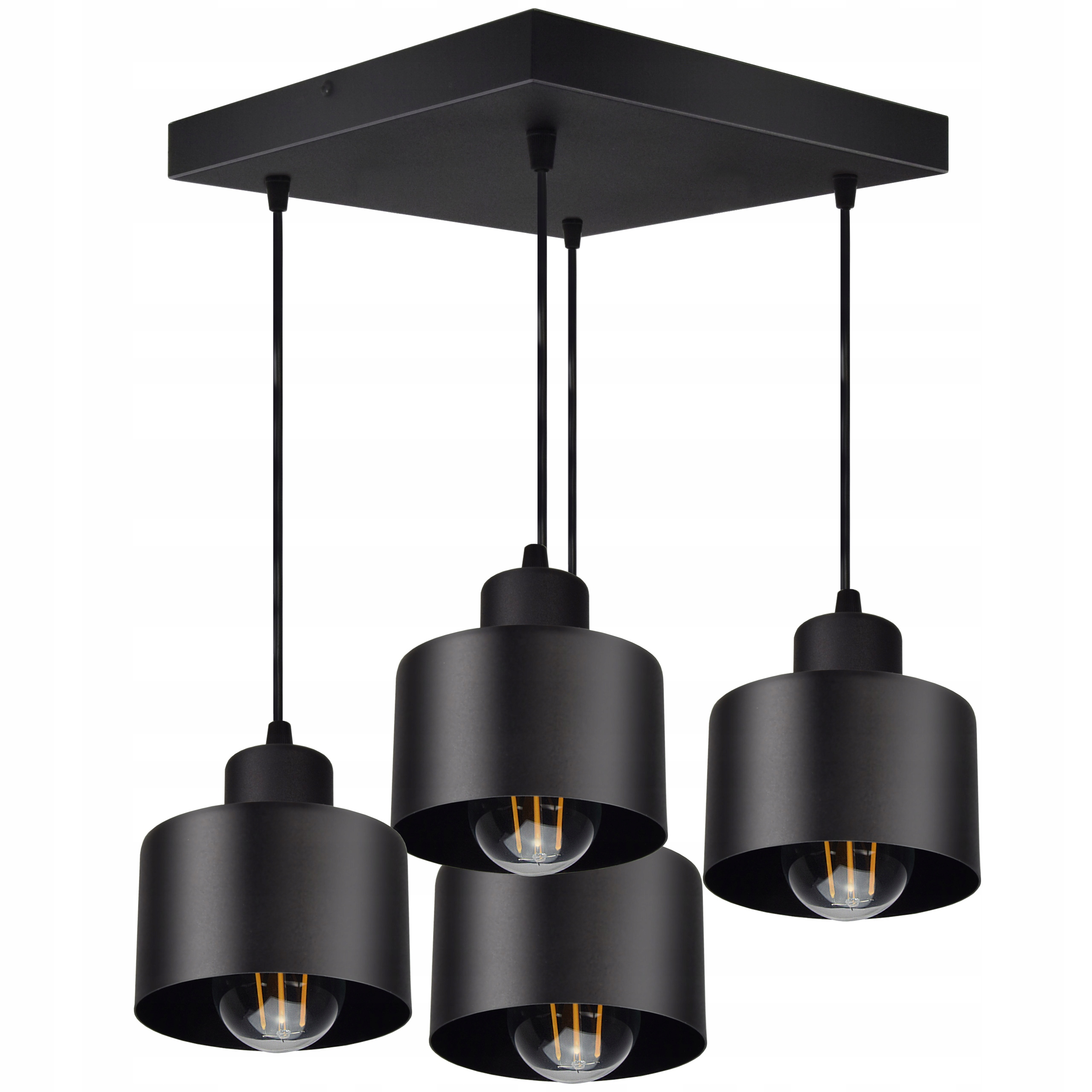 

Lampa Sufitowa Plafon Żyrandol Loft Edison Led