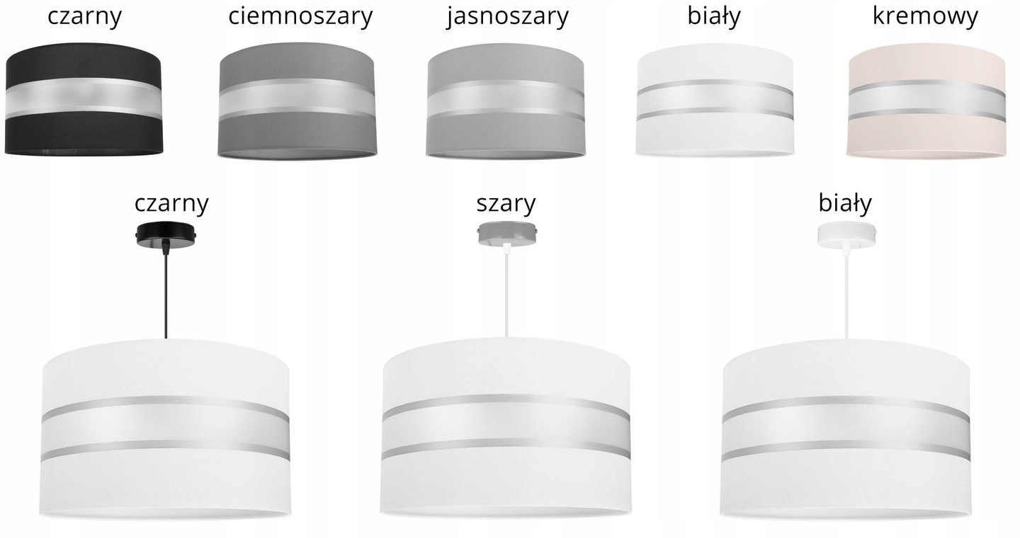 LAMPA WISZĄCA SUFITOWA ŻYRANDOL ABAŻUR NOWOCZESNA Marka Light Home