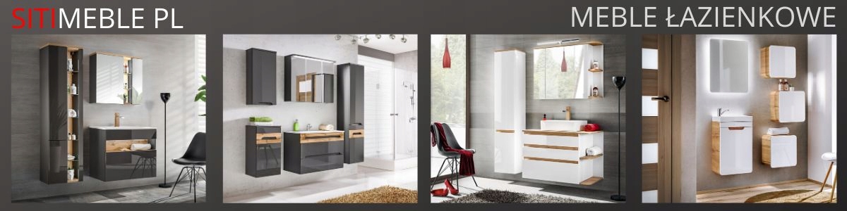 ARUBA 805 SLIM Szafka wysoka wąska Meble łazienkow Wysokość mebla 170 cm