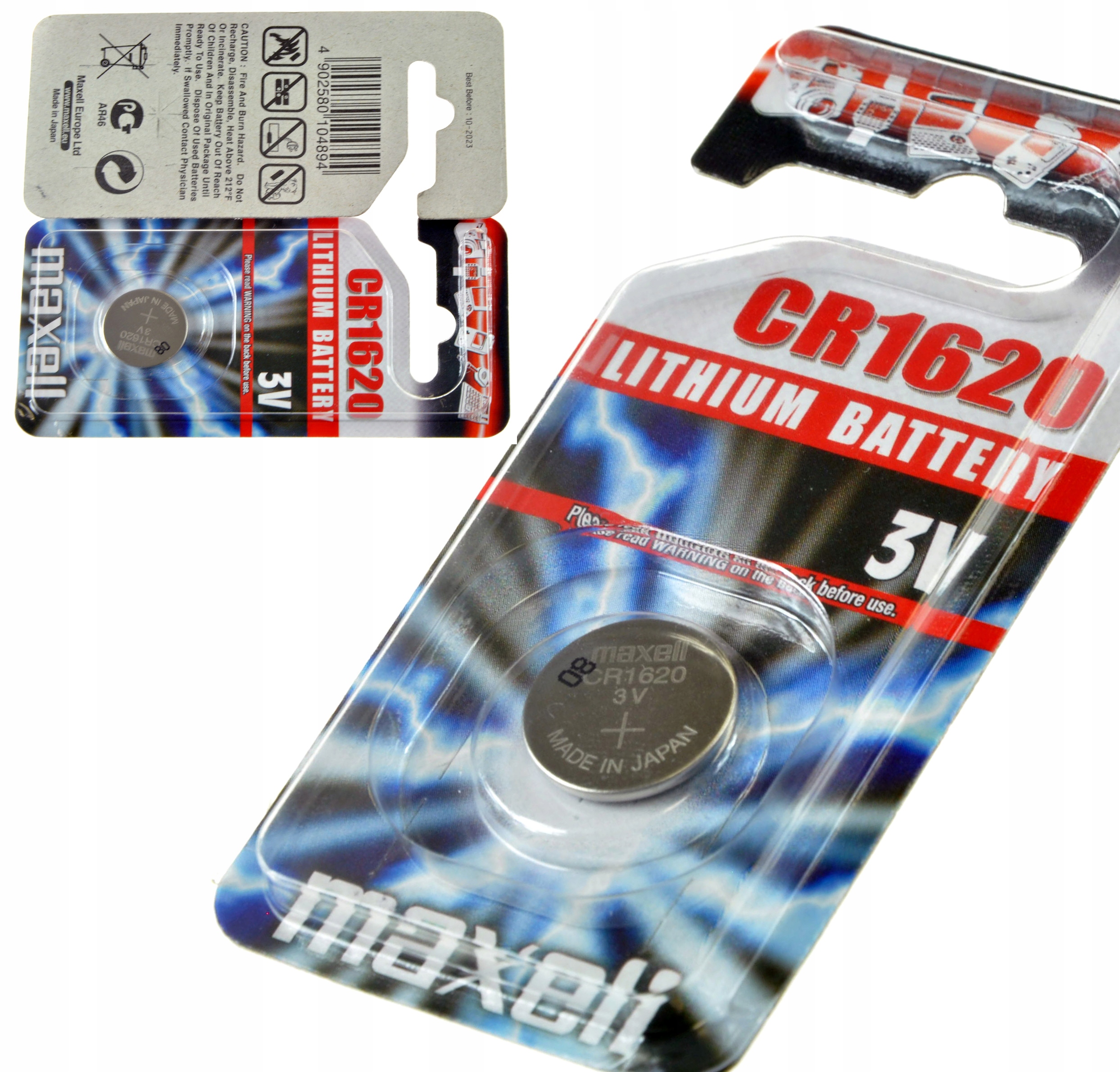 

Bateria Litowa Kluczyk 3V Cr 1620 Maxell CR1620