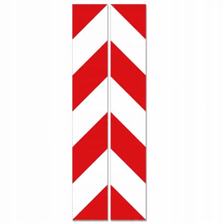 

Naklejki Pasy Ostrzegawcze laminowane 8x49 Odblask