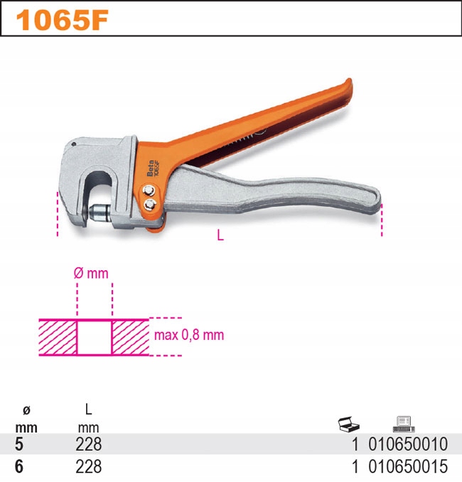 SZCZYPCE BLACHARSKIE DO WYK OTW 5MM BETA 1065F 5 Mark Beta