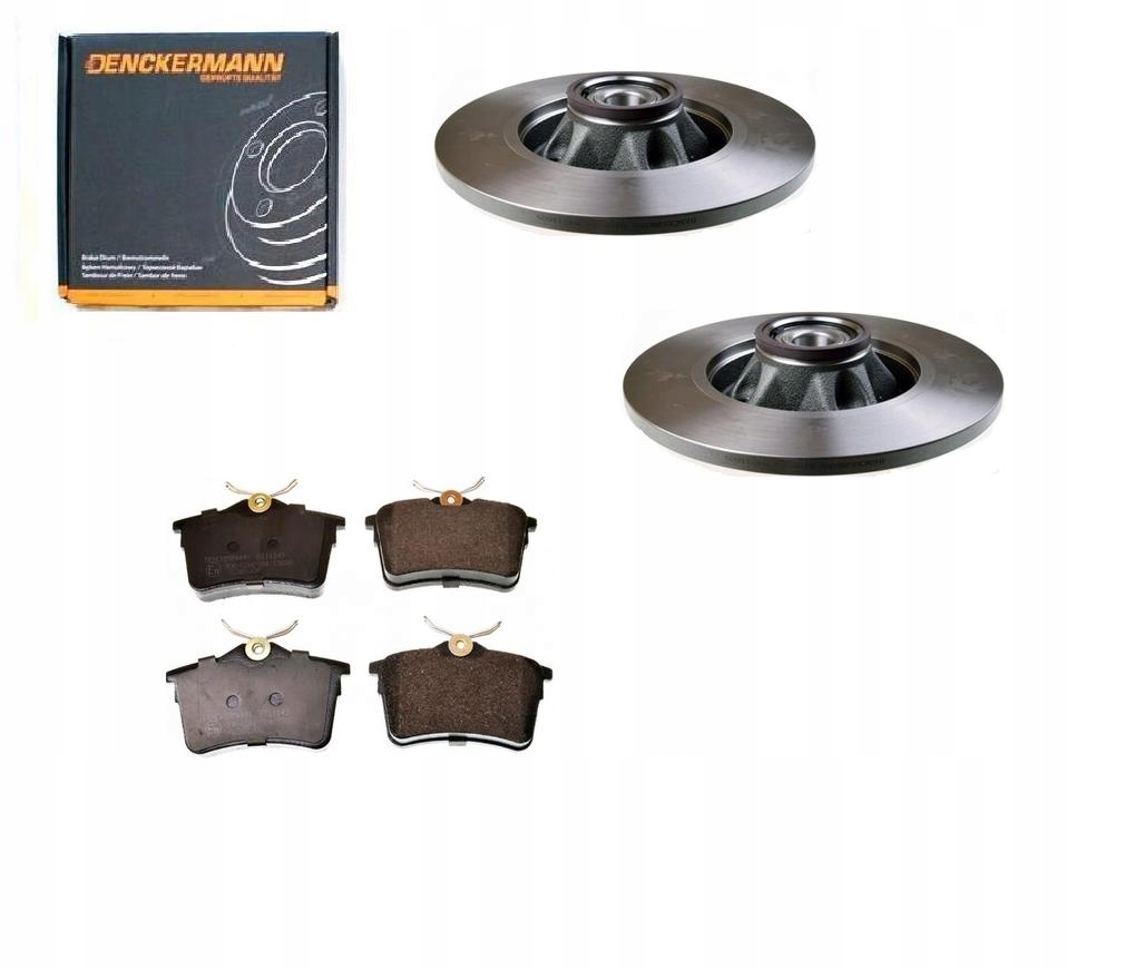 Kotouče Ložiskové Destičky Berlingo III 08- Zadní Sada.