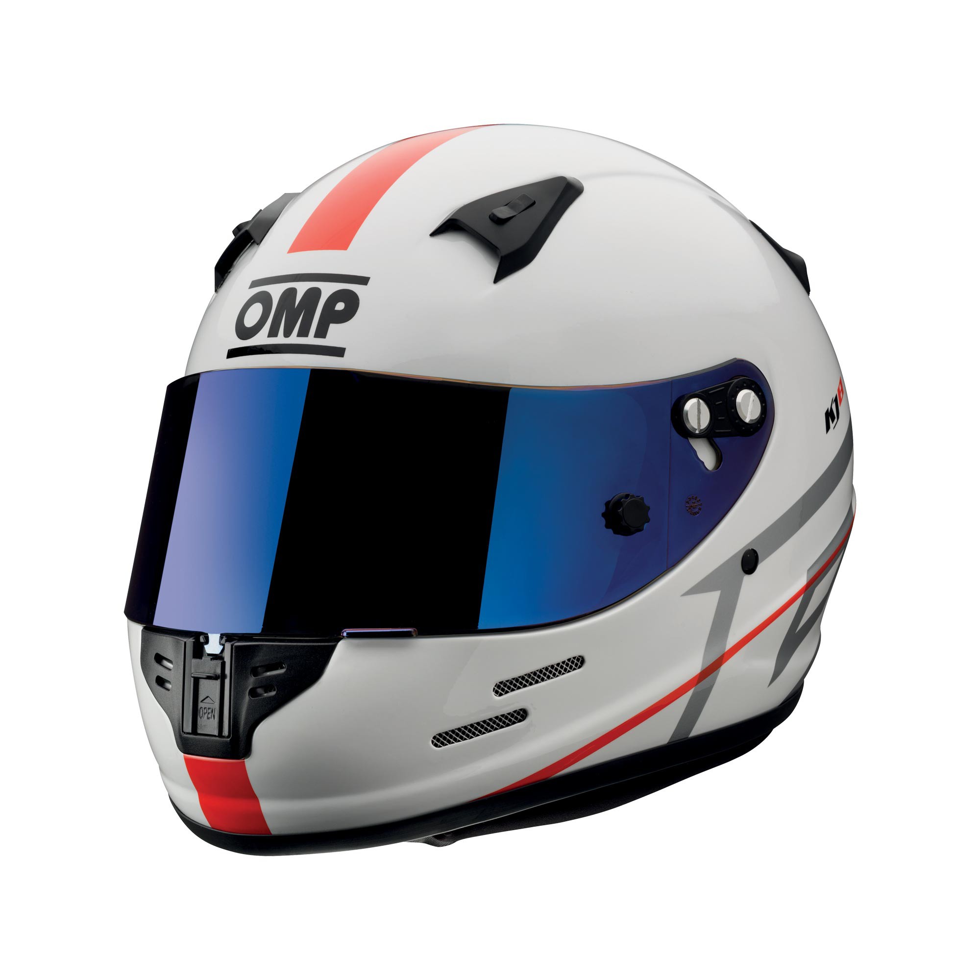Prilba Omp KJ-8 Evo Cmr biela veľkosť M (2019)