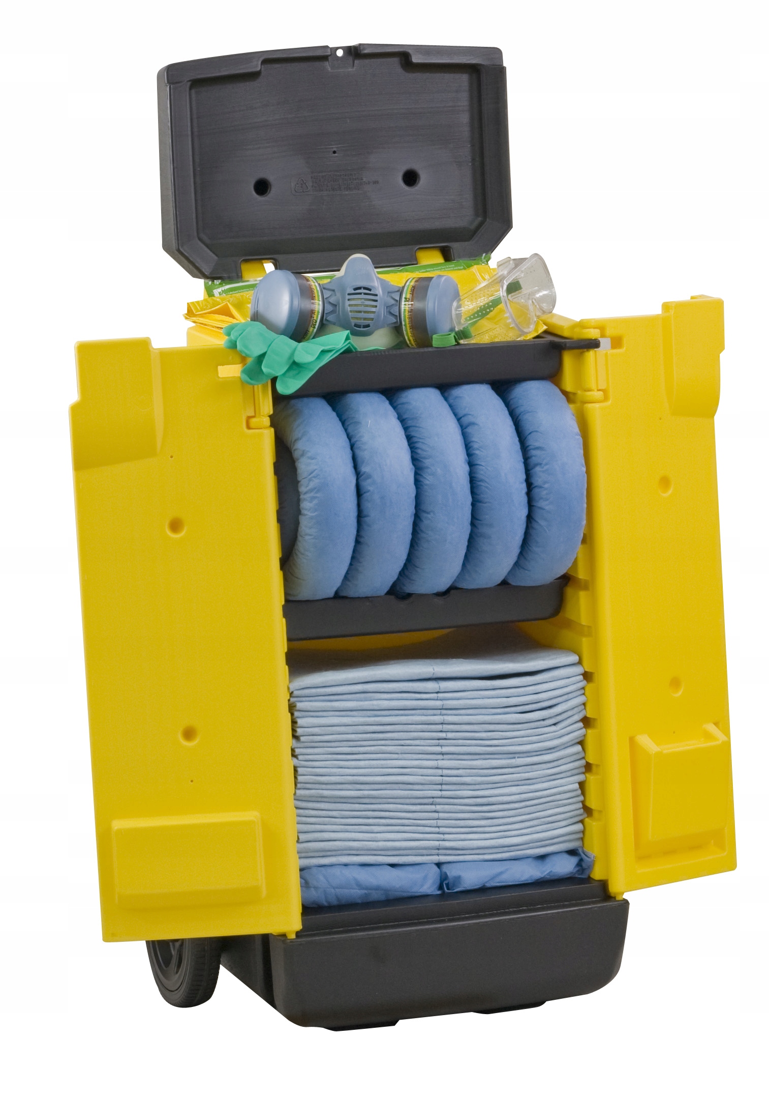 Sorbent sorbenty do oleju ROPA OLEJE wózek mobilny