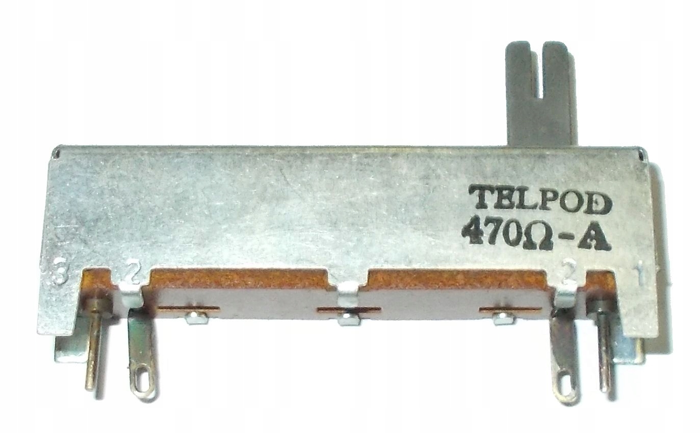 

Potencjometr Suwakowy Telpod 46mm 470R A 3szt=6zł
