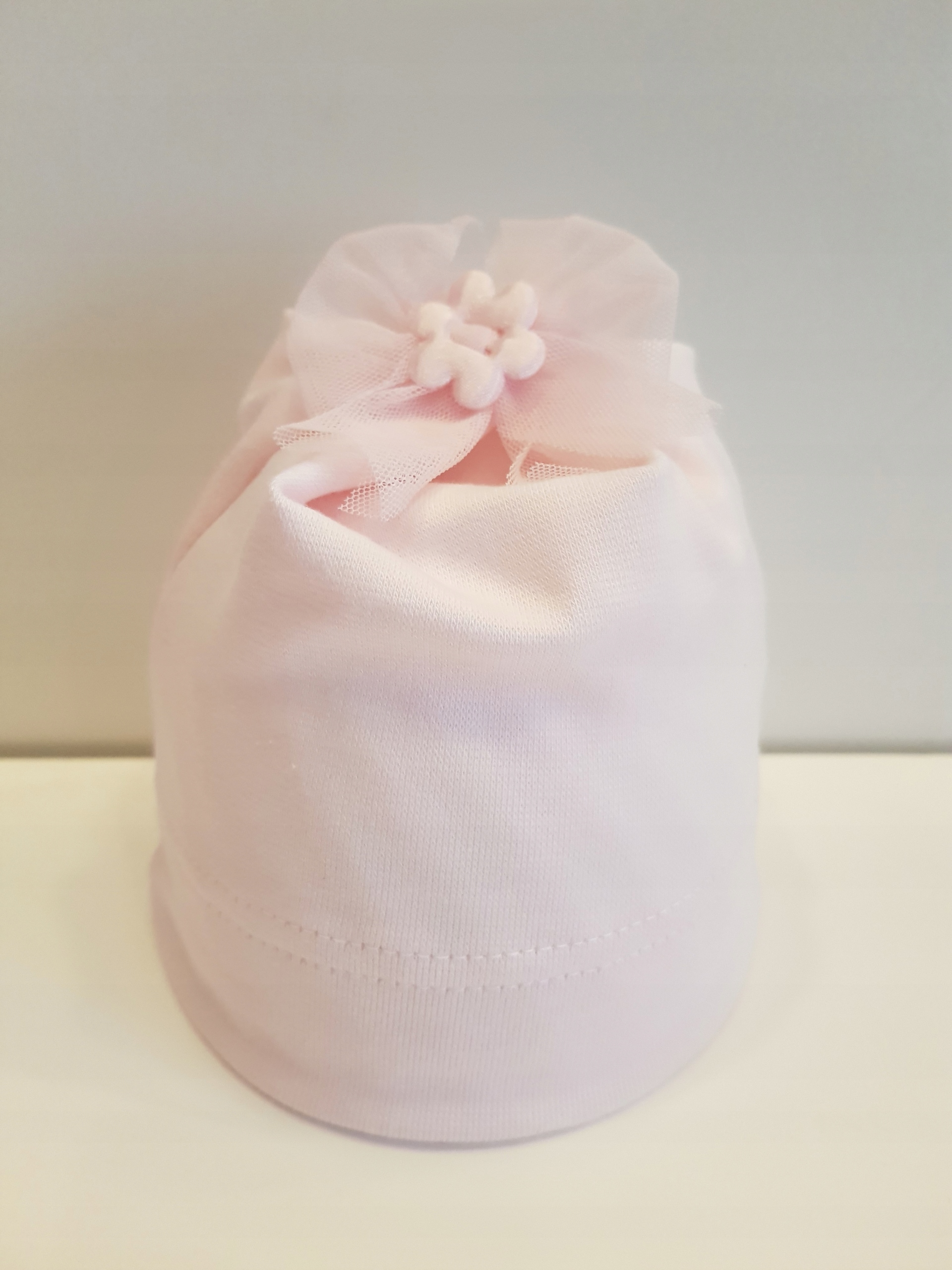 JESIEŃ CZAPKA KOKARDA TIUL 0-24M-CA PRODUCENT 3 WZ