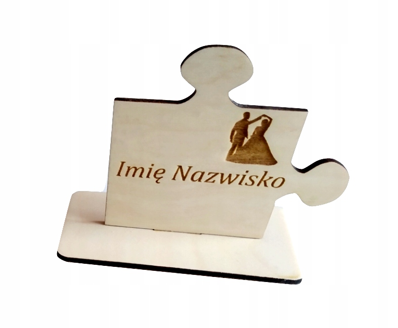 Winietki Puzzle Ślub Wesele Grawer goście Rodzaj inne