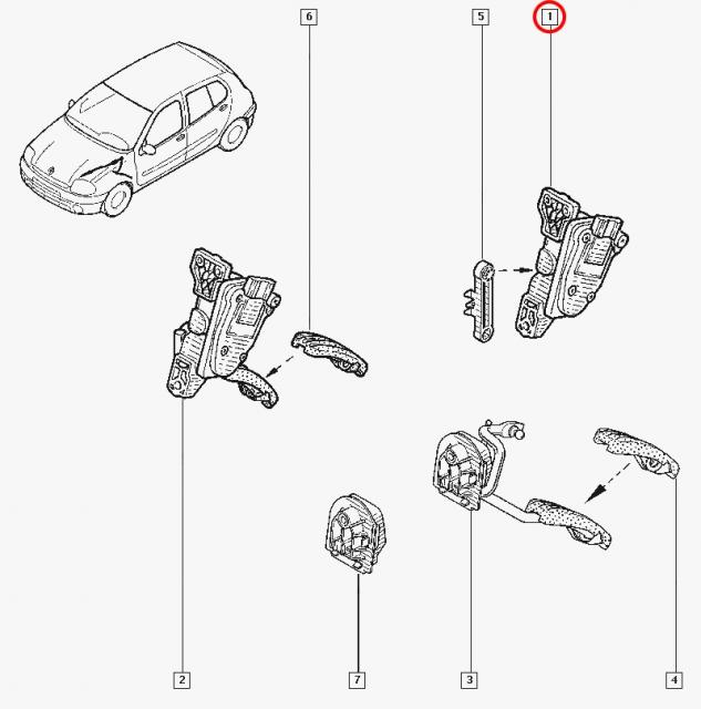 Gázpedál potenciométer Renault OE 8200699691 EAN (GTIN) 5903839501593