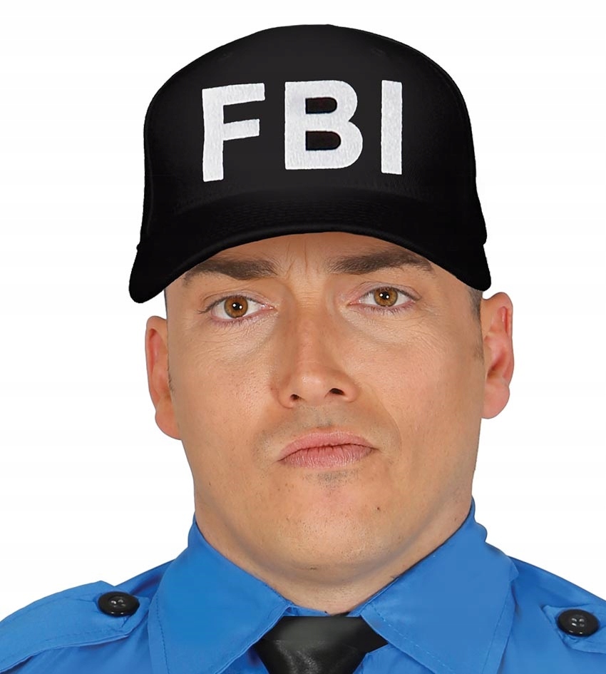 

Czapka Fbi strój policjanta