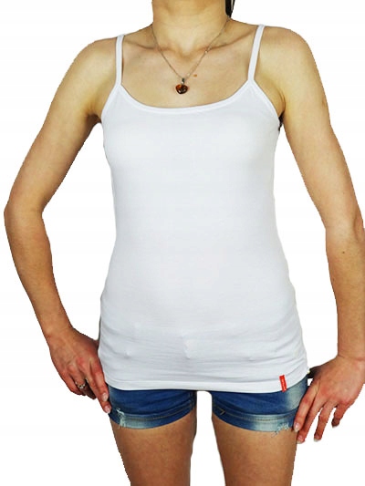 

Bawełniana Bluzka Top Ramiączko LaTynka M/L