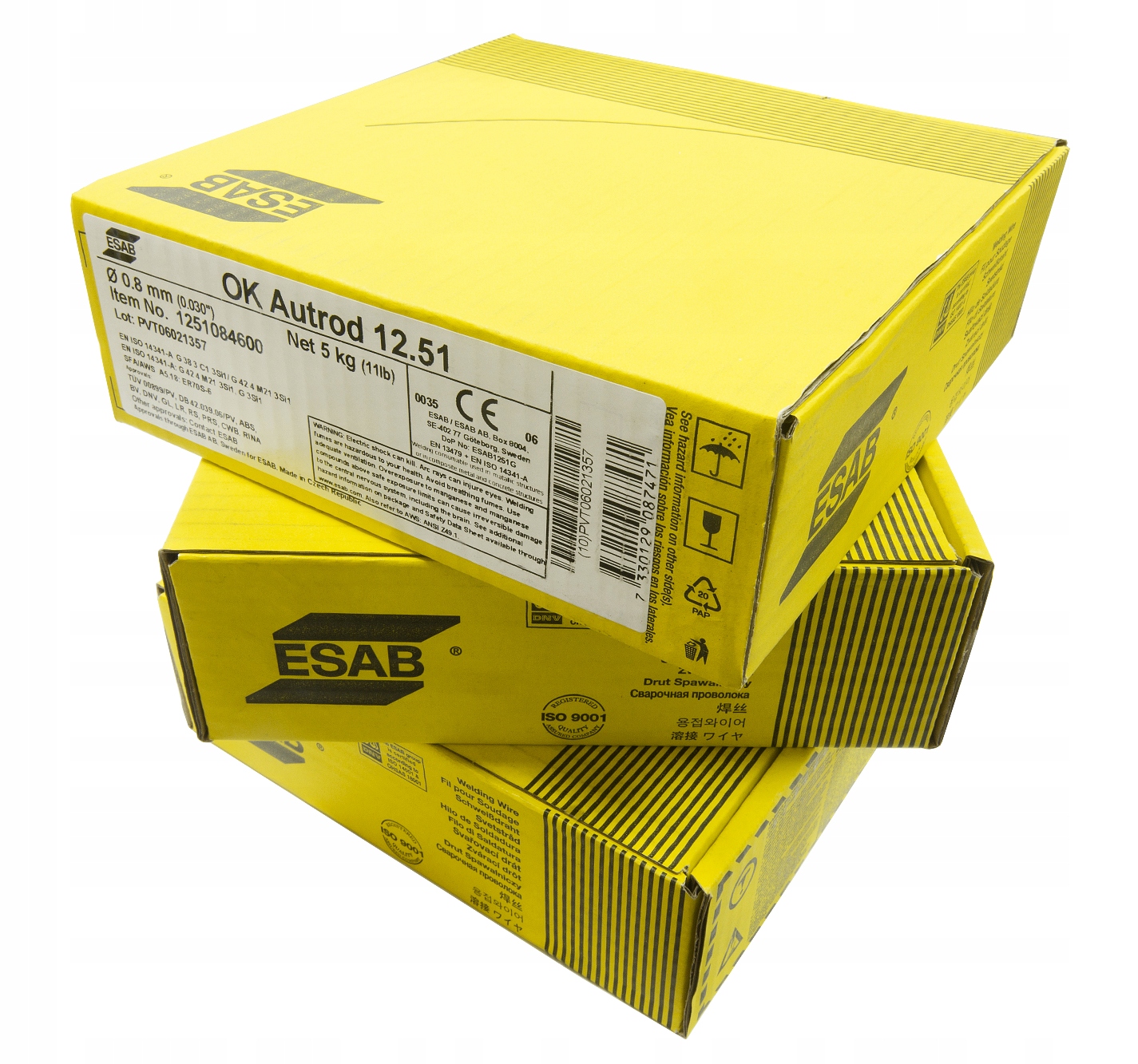 

Drut spawalniczy Esab Ok 12.51 0,8 5kg