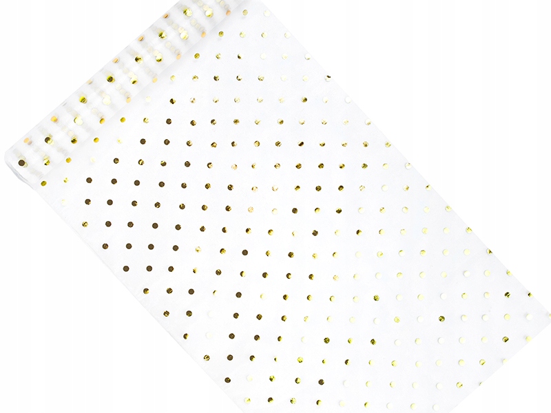 

Organza z nadrukiem Biała 0,36 x 9 m Wesele Ślub