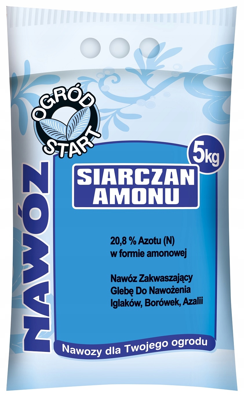 

Ogród Start Siarczan Amonu 5KG Nawóz Zakwaszający