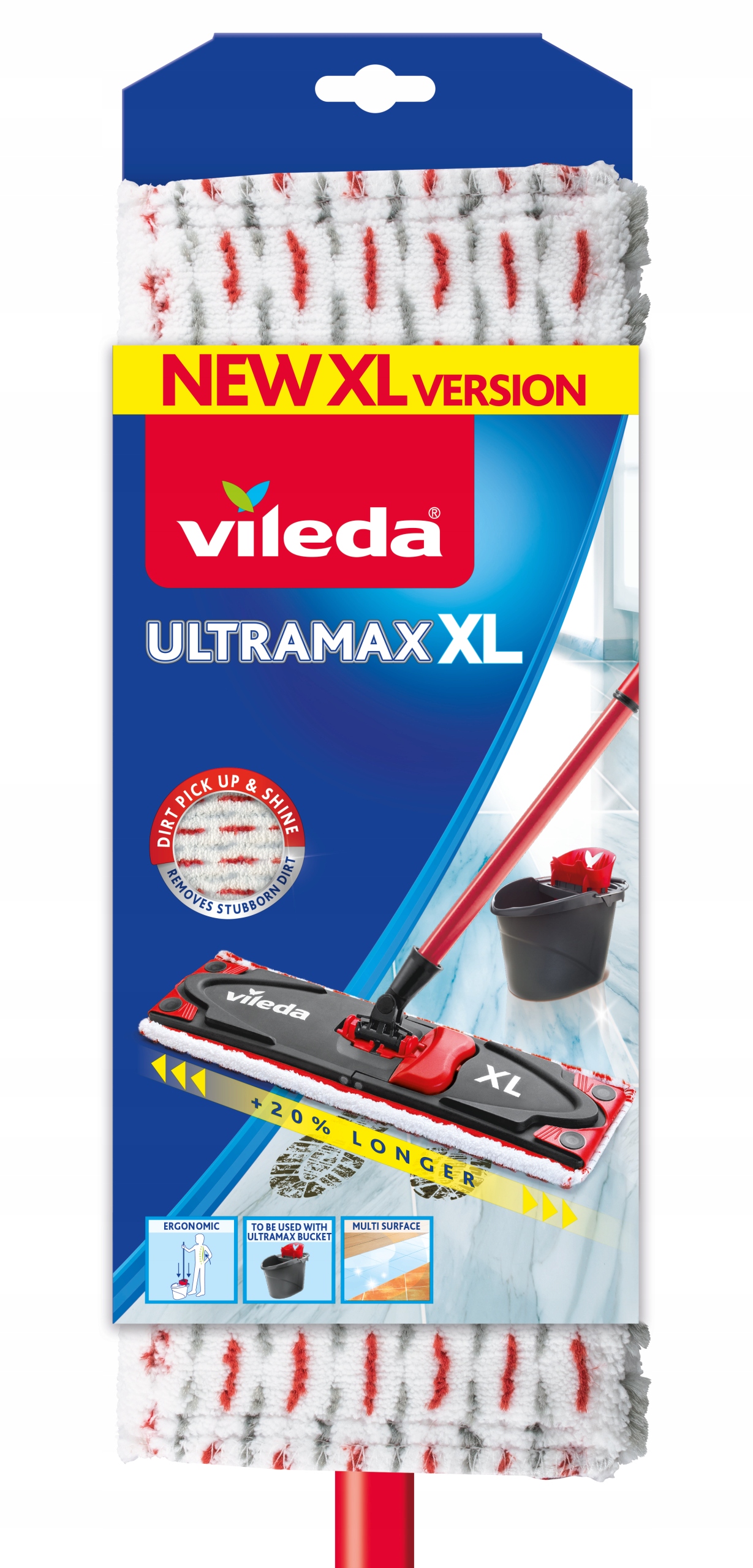 Levně Mop plochý Vileda Vileda Ultramax turbo XL 42 cm