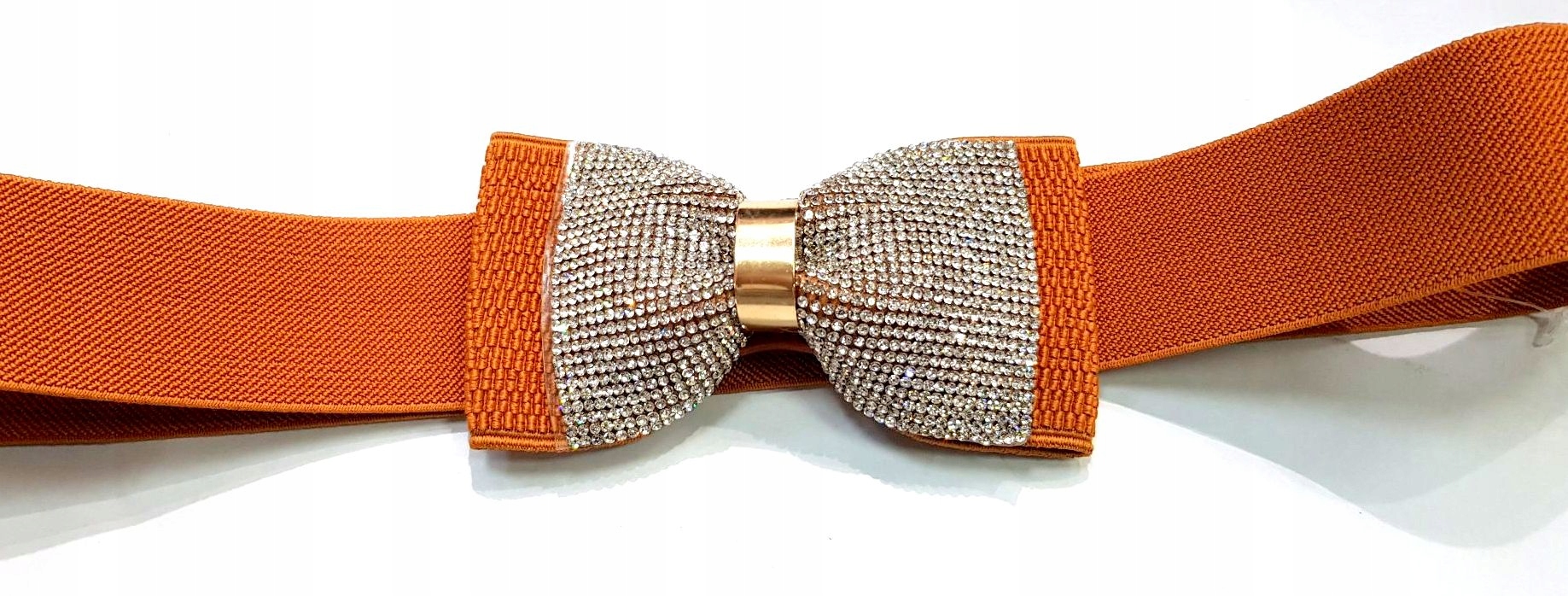 

Pasek Guma Cyrkonia Srebrny Czarny Brąz Kokarda