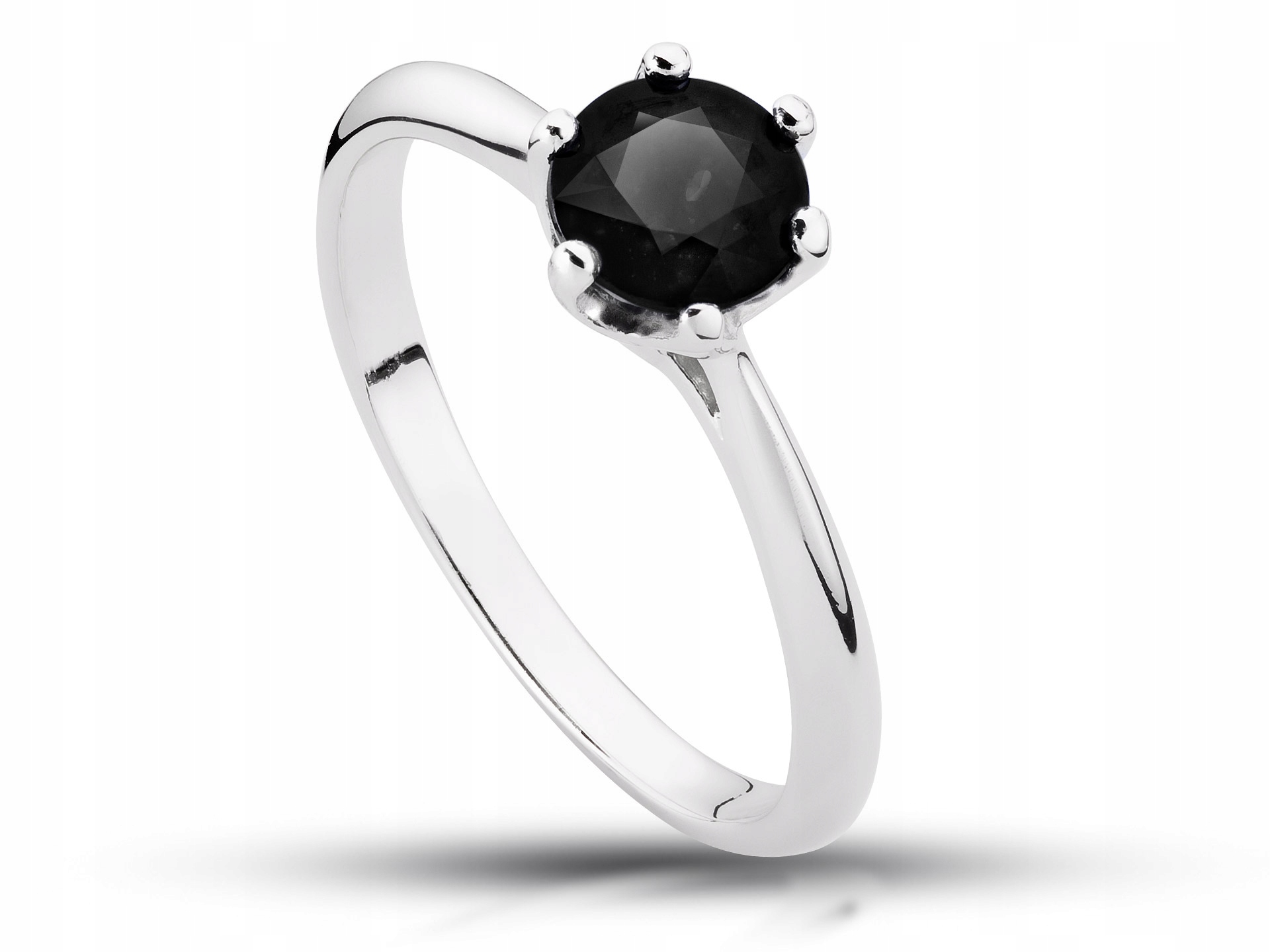 

Pierścionek zaręczynowy czarny diament 1,0ct Hit