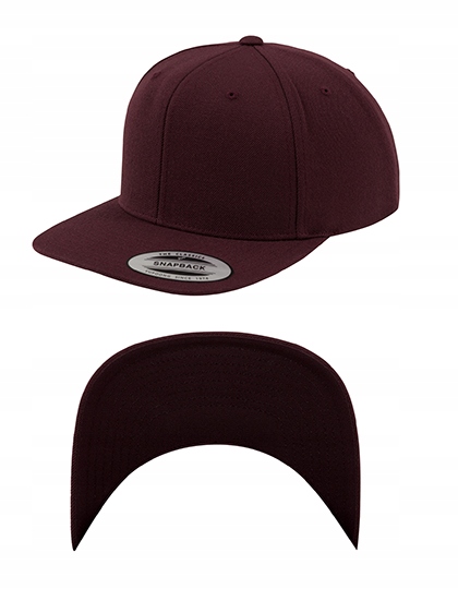 

Classic Snapback Yupoong Maroon Flexfit, czapka