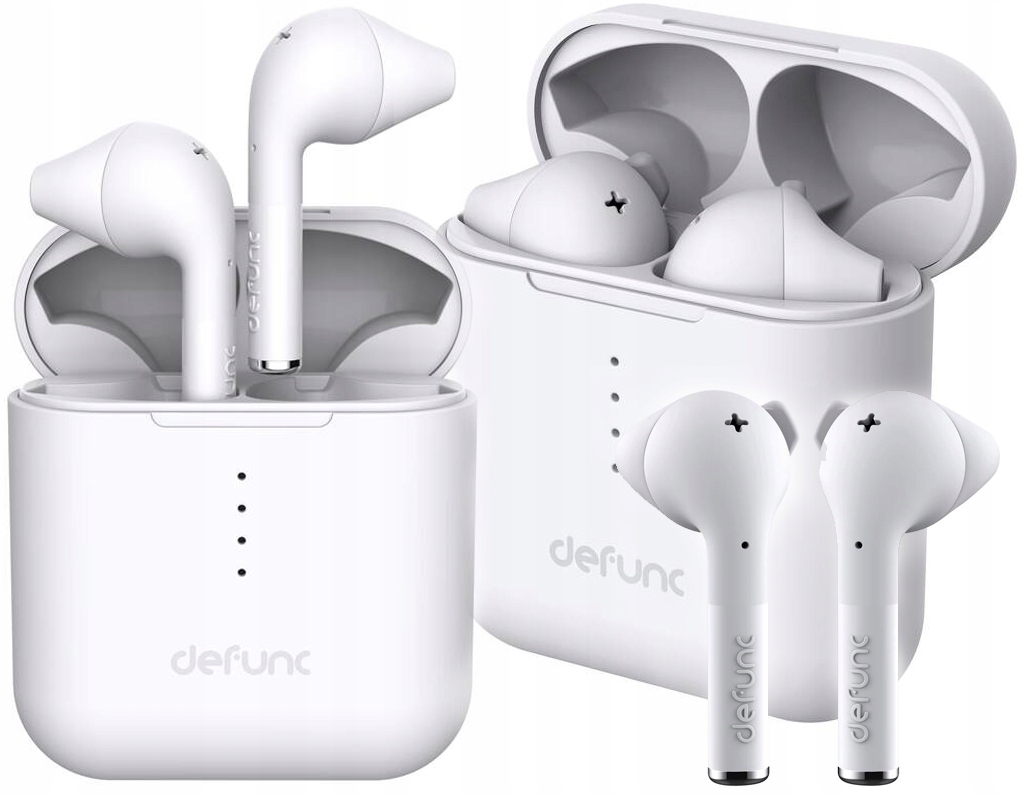 Bezdrátová sluchátka do uší Defunc True Go, bílá