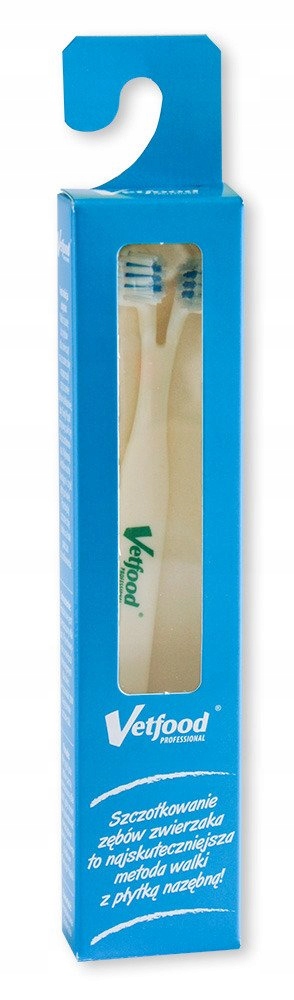 

Vetfood Szczoteczka dwugłowicowa dla kota/psa M