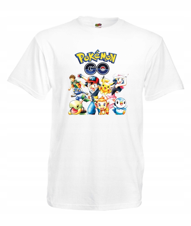 

XXL Koszulka Męska Pokemon Go Pikachu Pokeball