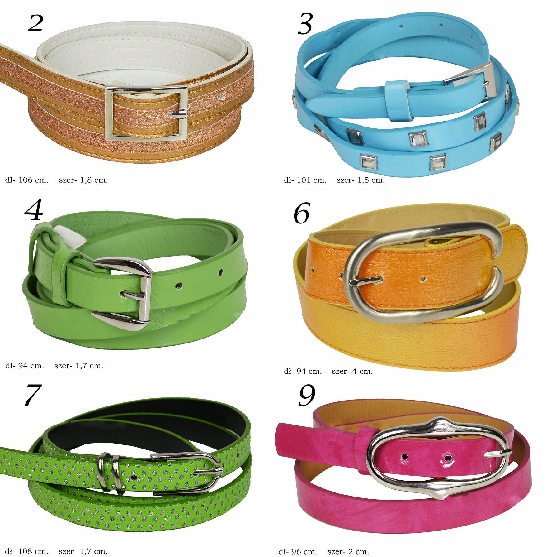 Wąski Pasek Damski PASKI DAMSKIE z Klamerką Płeć Produkt damski